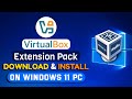 How to Download and Install VirtualBox Extension Pack on Windows 11 PC in Tamil | Tech Garudan