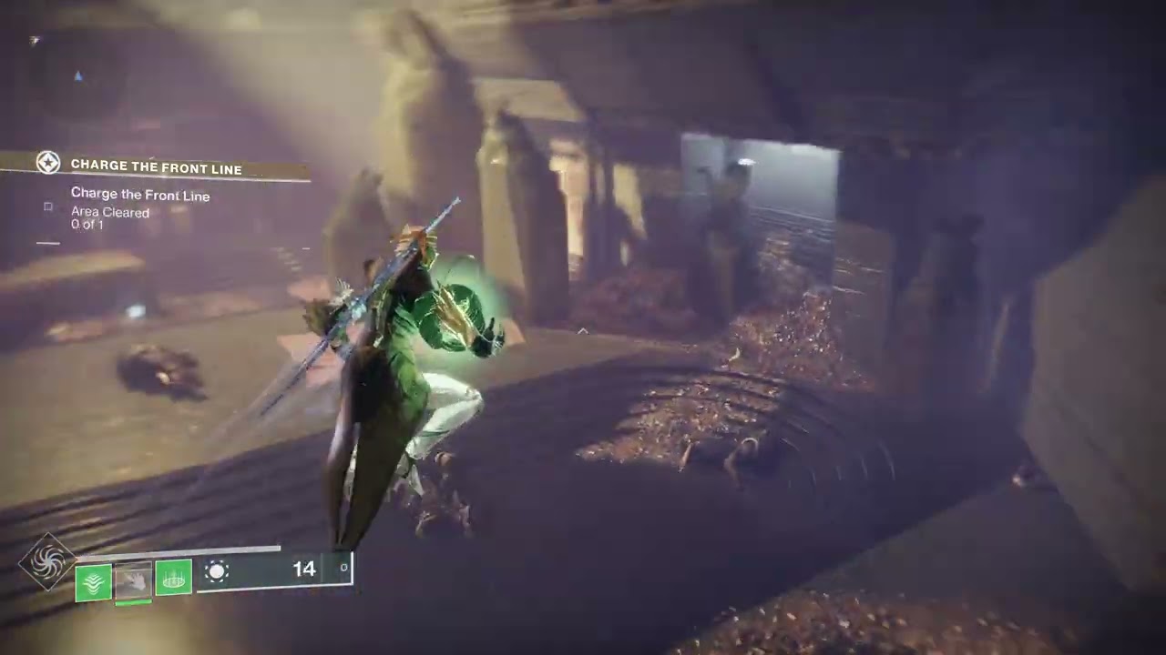Destiny 2 Lightfall Use Iron Reach Dark Decider with Offhand Strike in Heroic Patrol