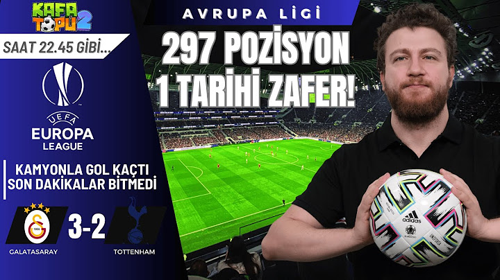 Galatasaray 3-2 Tottenham | Baskılı 3-4-1-2, Kamyonla Pozisyon, Deli Gibi Stres...