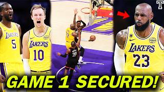 Grabe ang lakers "GAME  1 SECURED" showtime sila lebron at luke kannard│Unang playoffs ni bronny 🔥💪😮