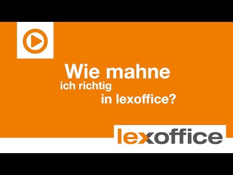 Lexware lexoffice Tutorial: Wie mahne ich mit lexoffice?