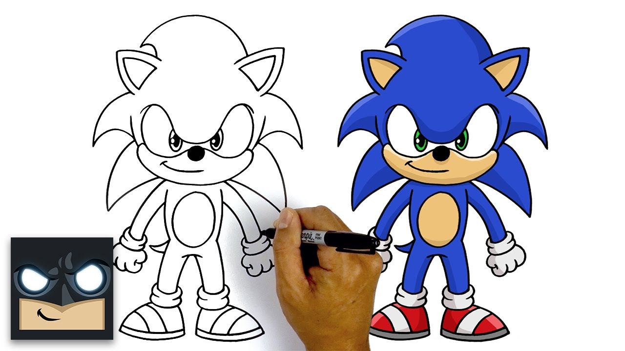 Sonic Easy Drawing - englshfla