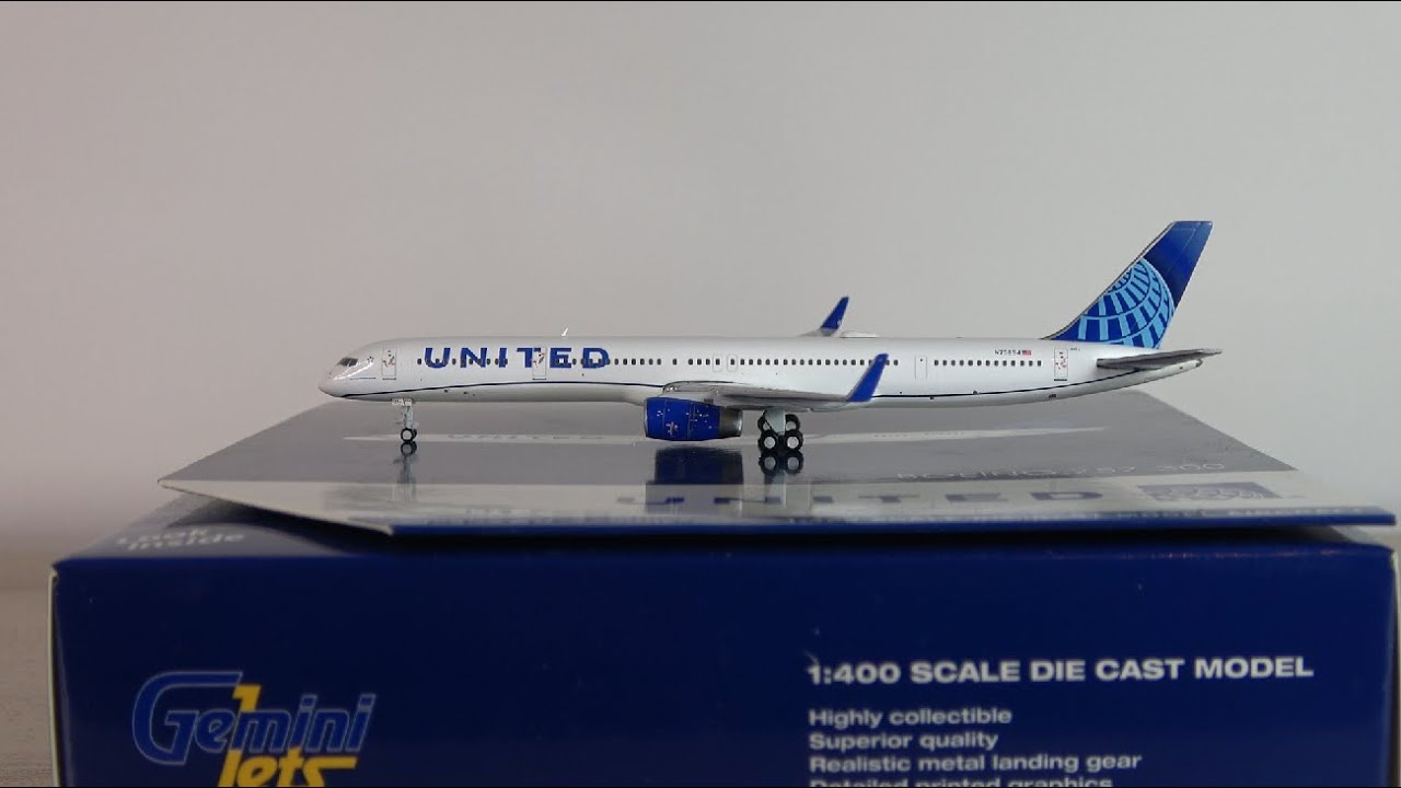 DISAPPOINTING GeminiJets United Airlines Boeing 757-300 Model