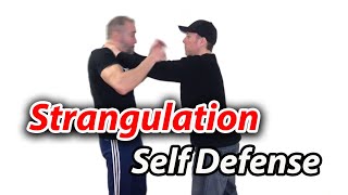 Self Defense against a Front Strangulation