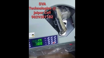 Bundle cash counting machine with 1 year warranty Godrej SwiftTurbo SVA Technologies Call 9829381182