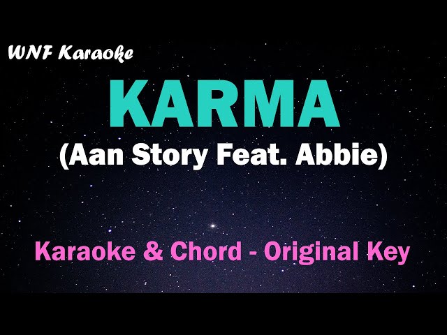 Aan Story ft Abbie - KARMA (Karaoke Version) class=
