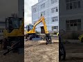 Forklift grabbing modified truck-mounted wood grabbing machine, one machine with multiple functi