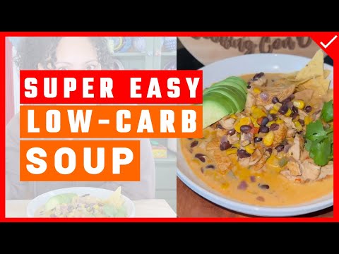 Super Easy LOW CARB, High Protein CHICKEN Fiesta SOUP en Coco