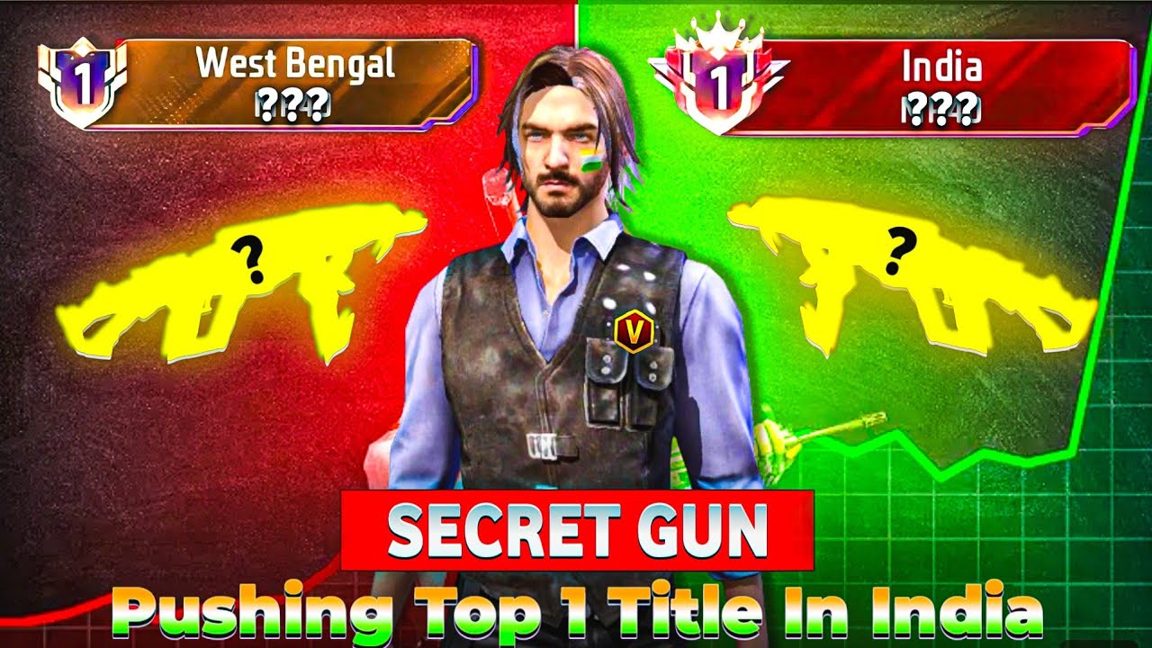 Pushing TOP 1 Title in ( SECRET GUN ) 🤯 | ONLY 24 HOURS 🥵 - Garena Free Fire