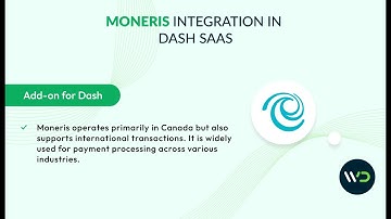 Moneris Integration in Dash SaaS | Simple & Secure Payments