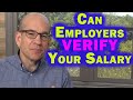 Can Employers Verify Salary - What To Say If You're Underpaid?
