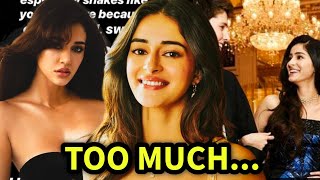Ananya Pandey Being A Bully ? Lied About Her Usc Admission ? Hiding Fillers ? Wanna Be Disha Patani