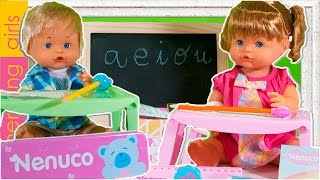 Nenuco Hermanitos al Cole - Nenuco juguetes en español - Peppa cuenta un cuento a Nenuco - YouTube