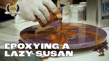 How to Make an Epoxy Lazy Susan | #lazysusan #epoxy #epoxyresin #resinart #resincrafts #xps #shopxps
