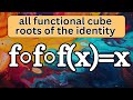 Functions that &quot;cube&quot; to one.