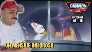 ¡NO ESPERABA VOLVER A VER A WIZARDMON! 🥺 | Reacción a DIGIMON ADVENTURE 02 Ep. 16-18 (Primera vez)