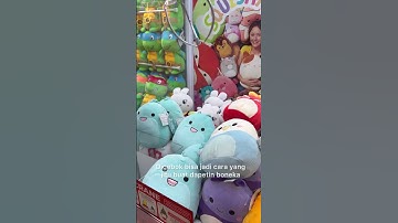 Thumbnail of CARA CAPIT BONEKA TANPA DICAPIT ? #clawmachine #timezone #tipsandtricks #capitboneka #fyp