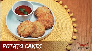 BEST POTATO FRITTERS RECIPE | MASHED POTATO CAKES | CRISPY FLUFFY AND CHEESEY