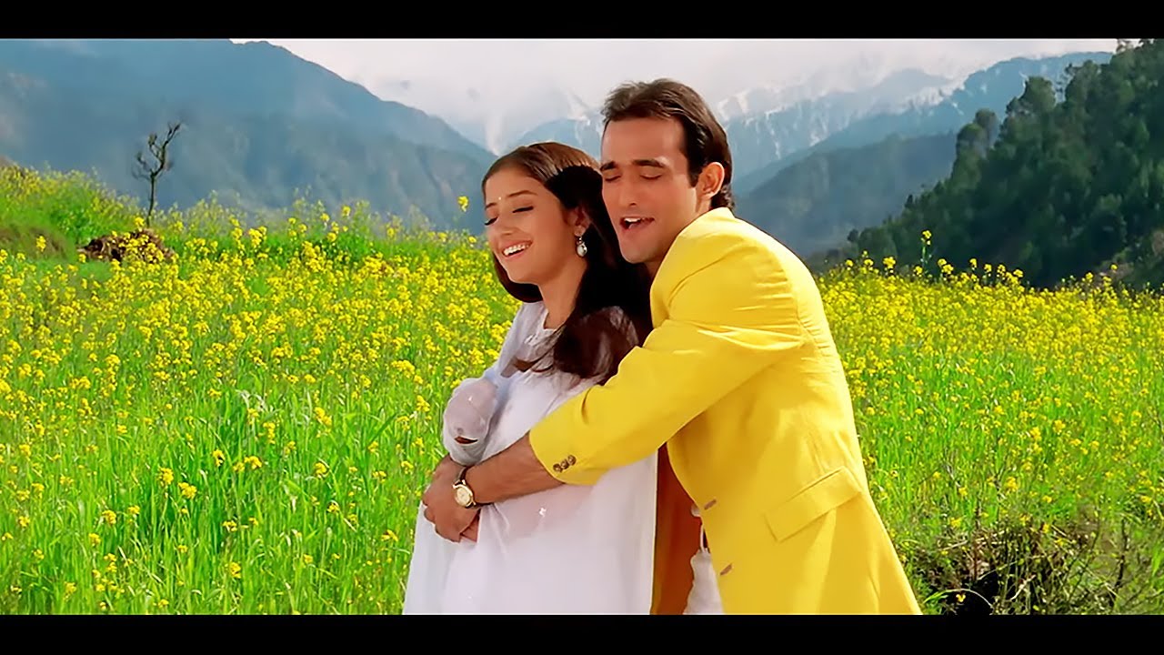 4K FAMOUS SONG  Aa Kahin Dur Chale Jaaye Hum  Akshay Khanna Manisha Koirala  Alka  Udit Narayan