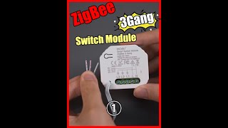 moes zigbee 3 gang light relay switch module with neutral wire needed for reset switch installed