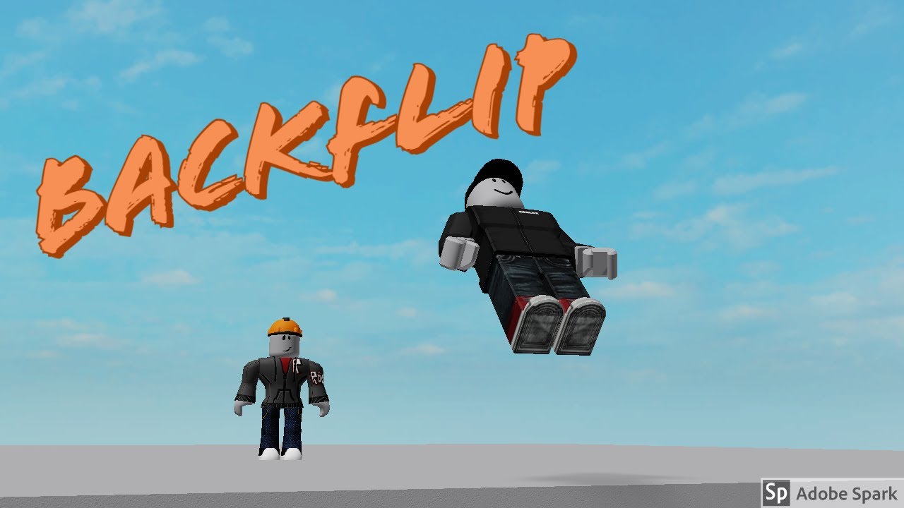 Roblox's iconic backflip - YouTube