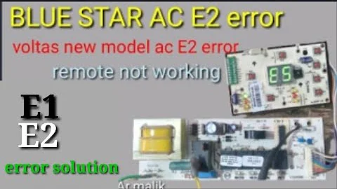 Voltas Window AC E2 problem | remote not working | VOLTAS AC E1 ERROR | E2 error | E1 error | E2