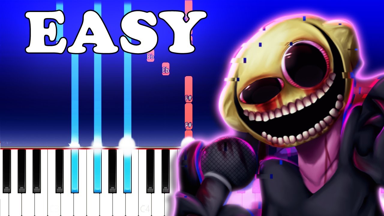 Friday Night Funkin - Monster (EASY Piano Tutorial)