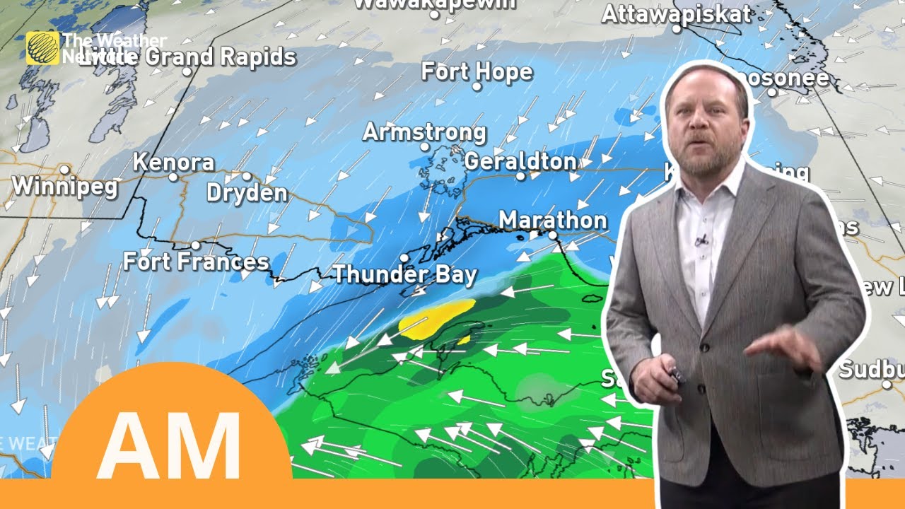 Weather AM: Who in Canada Could See up to 50 cm of Snow to Start the Week