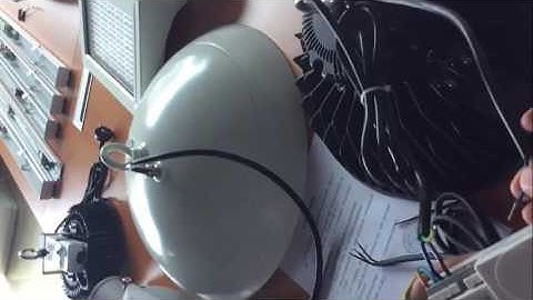 high bay with motion sensor cables connecting