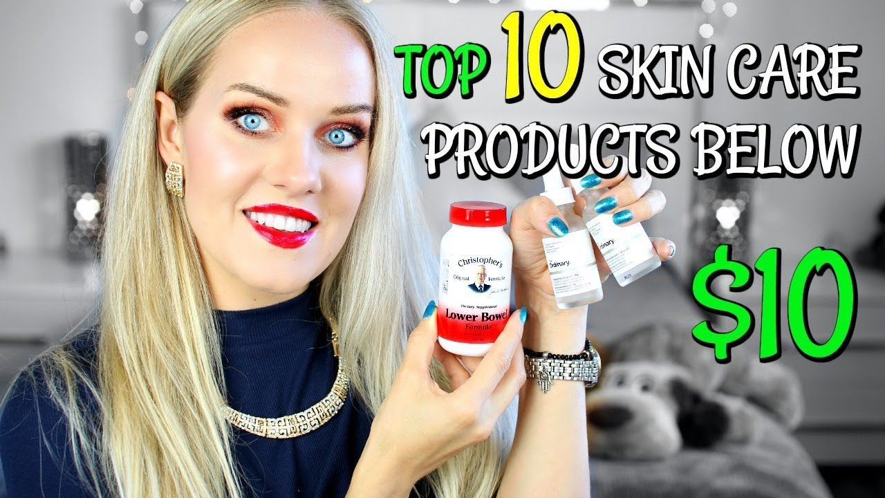 Top 10 Skin Care Products Bellow 10 Dollars Youtube