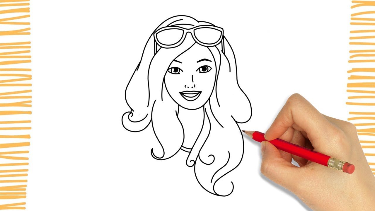 Como Desenhar a BARBIE I Fácil - YouTube