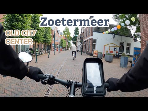 Exploring TRADITIONAL DUTCH City - Zoetermeer Bicycle Touring in The Netherlands