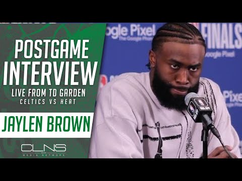 Jaylen Brown: NEXT QUESTION After Asked About Grant Williams Poking the Bear vs Jimmy Butler