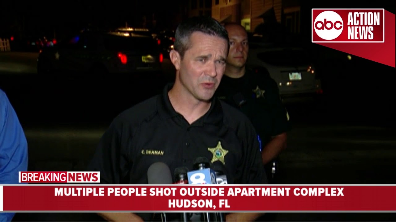 At least 4 shot, one dead in shooting outside Hudson apartment complex ...