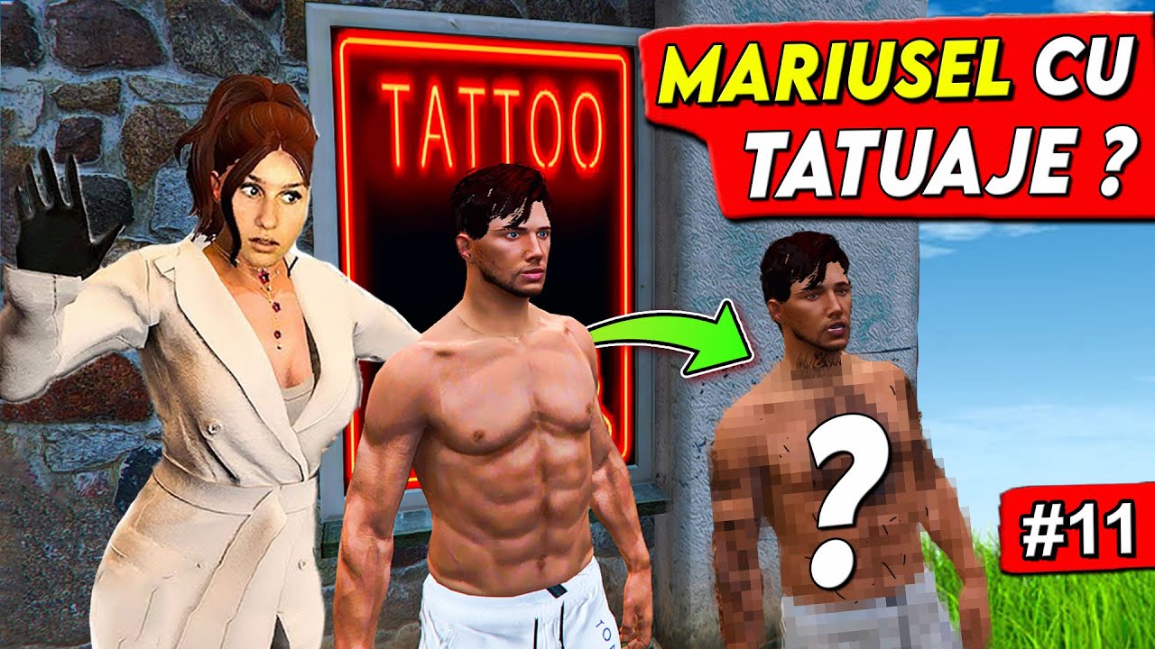 ⛔️Mariusel și primele TATUAJE + Repara PATUL? #11 | Gta 5 Real Life