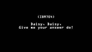 Daisy Bell by Vocoder, IBM704 and VOCALOID4 chords