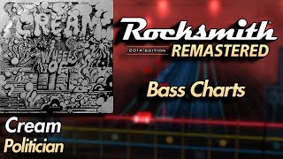 Cream - Politician | Rocksmith® 2014 Edition | Bass Chart