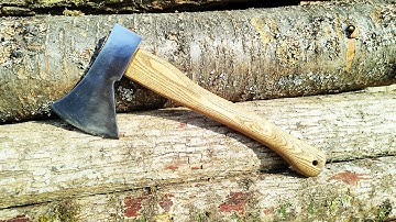 Rusty Axe Clean Restoration With Basic Tools