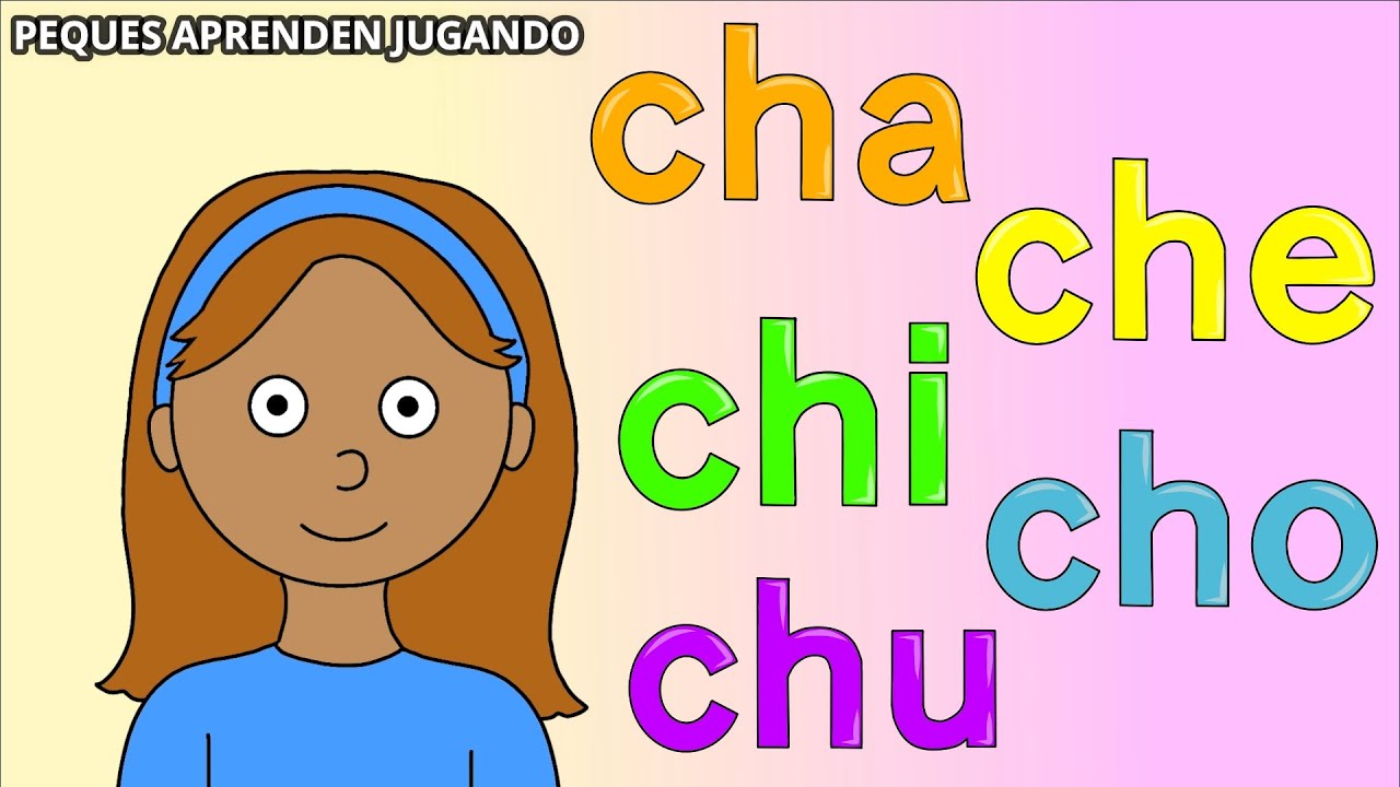 Chu cha che cho chi ch las sílabas palabras con la el lectura syllables cinco se letras syllable canciones infantiles