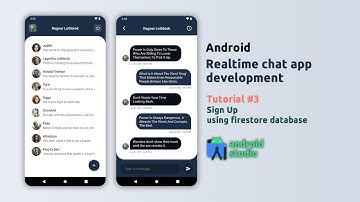 Android Chat App Development |  Tutorial #3 | Sign Up Using Firestore Database | Android Studio