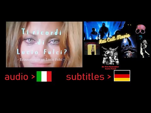 TI RICORDI DI LUCIO FULCI ? Erinnerungen Lucio Fulci  audio ITA sub DEUTSCH