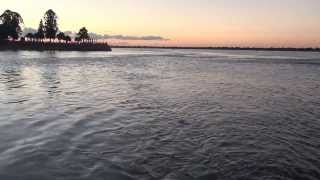 Vista del Río Paraná en Corrientes City