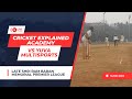 Cricket explained academy vs yuva multisports academy  ram baran memorial premier league23