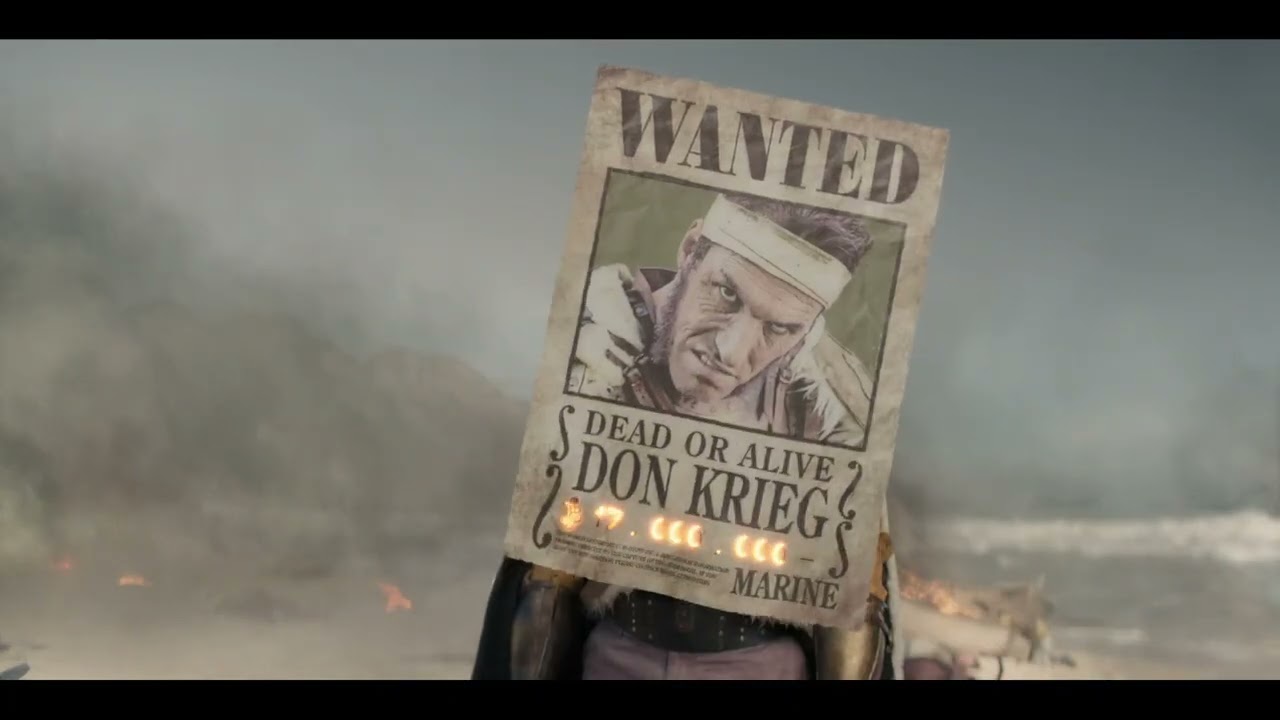 DON KRIEG WANTED POSTER #donkrieg #onepiece #onepieceliveaction