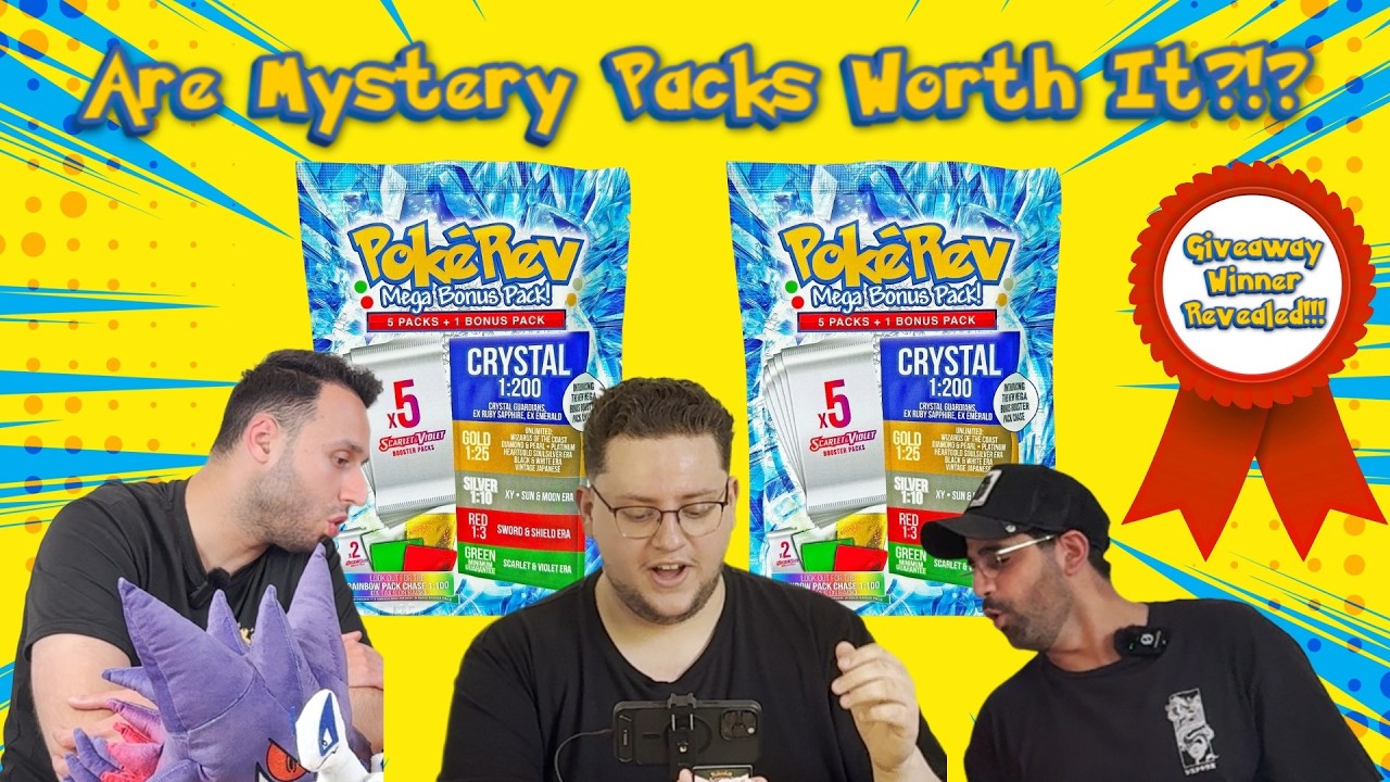 🎁 We Opened PokeRev Mystery Packs for the FIRST TIME — Was It Worth It? (Giveaway Winner Inside)