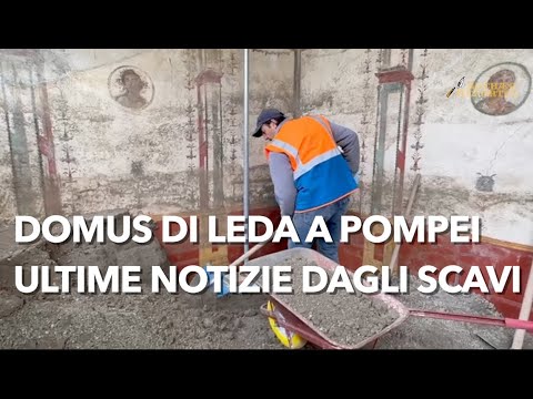 Pompei, ultime scoperte dagli scavi della Casa di Leda