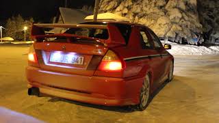 Mitsubishi Lancer Evolution 6 Tommi Makinen: Launch Control in Action