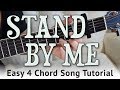"Stand By Me" Easy Guitar Tutorial - Ben E. King | Simple Chords & Strumming