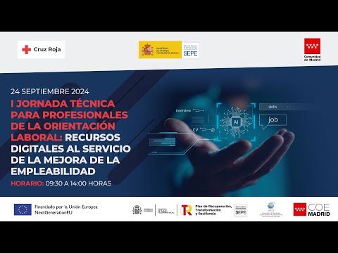 I JORNADA TÉCNICA PARA PROFESIONALES DE LA ORIENTACIÓN LABORAL | COE Estatal, COE Madrid & Cruz Roja hqdefault
