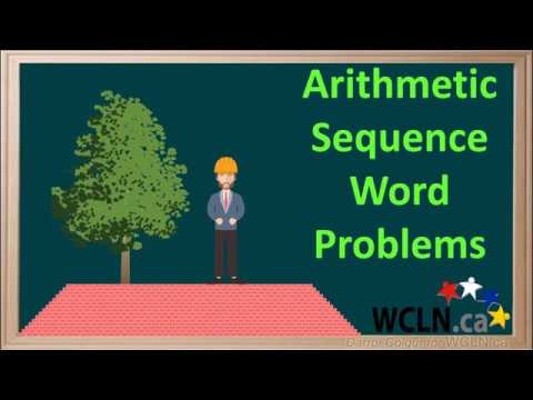 WCLN - Arithmetic sequence word problems - YouTube